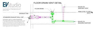 floor drain venting for better occupant