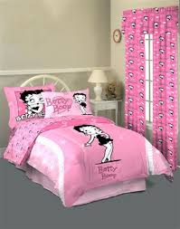 betty boop pink kisses kids bedding for