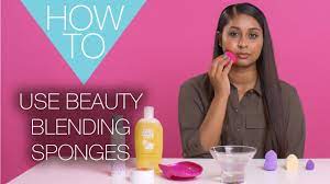how to use a beauty blending sponge