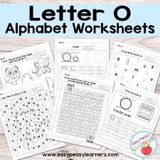 letter o worksheets alphabet series