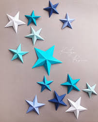 3d Wall Paper Stars Handmade In Usa