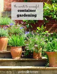 secrets to successful container gardening