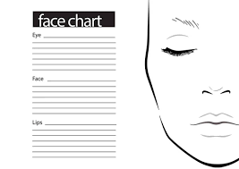 100 000 makeup face chart vector images
