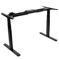 For when height adjustable desks need to be strong but basic to keep the cost low. Vivo Black Electric Dual Motor Stand Up Desk Frame Standing Height Adjustable Workstation Desk Legs Desk V120eb Walmart Com Walmart Com