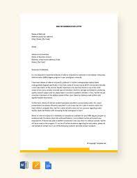 self recommendation letter for job in