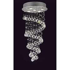 Shop Modern Crystal Ball Chandelier Raindrop Light Lighting Fixture Overstock 11720677