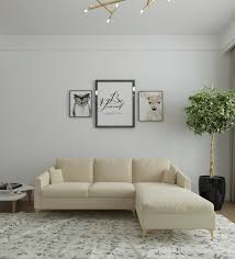 Buy Consuel Velvet Lhs Sectional Sofa