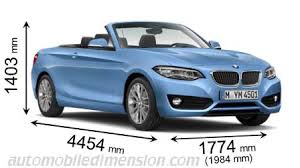 Dimensions Of Bmw Cars Showing Length Width And Height