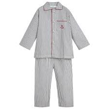 turquaz boys striped cotton pyjamas childrensalon 