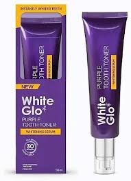 white glo purple tooth toner teeth