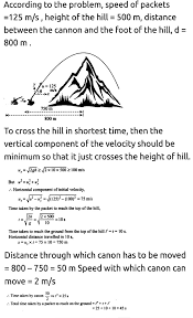 a hill is 500 m high supplies are to be