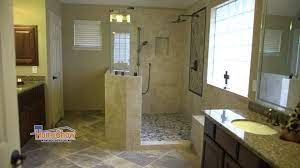 master bathroom remodel eliminates tub