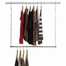 Use a pants organizer to hang many sarees on one hook. Wardrobe Double Hang Clothes Rail Howards Storage World