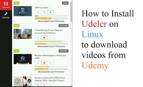 Just paste the url and download begin automatically. How To Install Udeler On Linux To Download Videos From Udemy