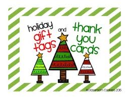 Christmas Holiday Gift Tags And Thank You Cards