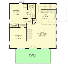 Mountain Home Plan With Third Level