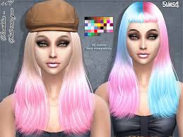 sims 4 two tone hair color cc all free