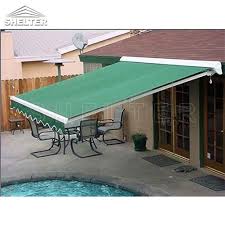 retractable awning door awnings