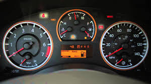 2012 Nissan Armada Warning And Indicator Lights