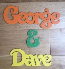 Wall Art Personalised Wooden Names