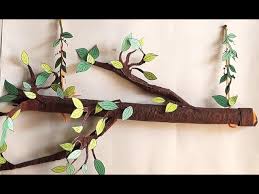 Tree Branch With Handmade Paper