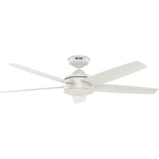 Hunter Tidal Ridge 52 In Outdoor Fresh White Ceiling Fan With Wall Switch 51424