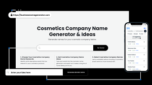 free cosmetic company name generator 2024