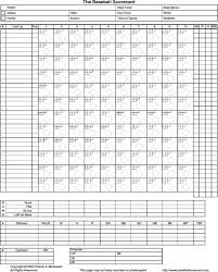 Download The Baseball Scorecard For Free Formtemplate