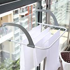 Sabmall Foldable Balcony Clothes Towels