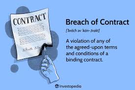 breach of contract explained types and