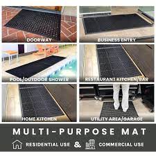 rubber non slip commercial floor mat