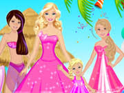 barbie princesses dress up on giaplay