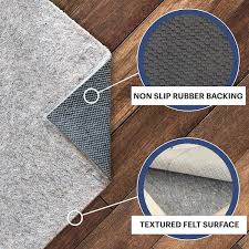 rubber non slip 1 8 in thick rug pad