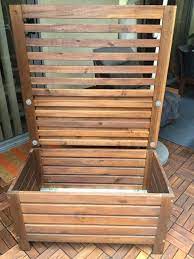 Outdoor Storage Bench And Wall Panel