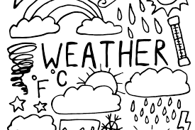 free printable coloring pages of rain