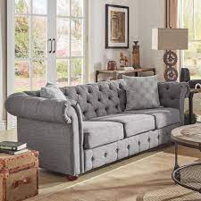 Straight Chesterfield Sofa