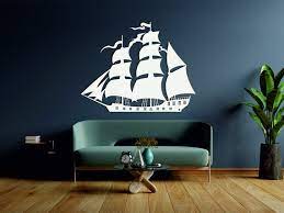 Metal Ship Wall Art Sailing Ship Wall