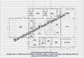 stock floor plan barndominium virginia