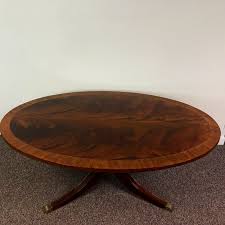 Shop the ethan allen coffee tables collection on chairish, home of the best vintage and used furniture, decor and art. Ethan Allen Oval Chippendale Style Coffee Table Ardesh