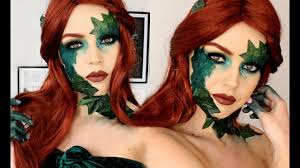 poison ivy inspired halloween makeup