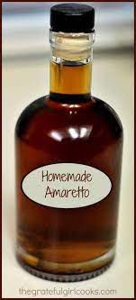 homemade amaretto almond liqueur