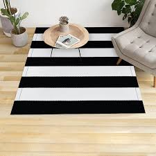 black and white striped rug washable