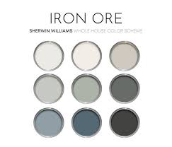 Iron Ore Sherwin Williams Paint Palette
