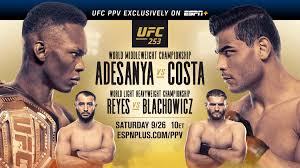 I will not be fighting the 19th. Ufc 253 How To Watch Start Times Full Fight Card