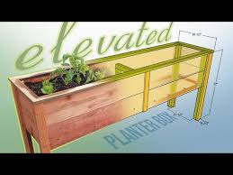 Diy Elevated Planter Box With Plans