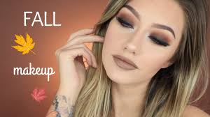 brown smokey eye tutorial fall makeup