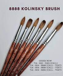 8888 kolinsky brush cllam supply