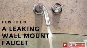 fix a leaking kohler wall mount faucet