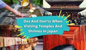 visiting temples and shrines in an