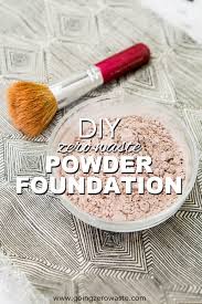 diy makeup zero waste powder